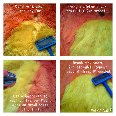 fix fake fur clothes after dryer|fix faux fur after drying.